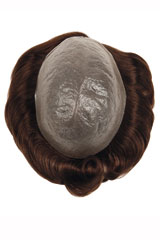 Reale dei capelli -Monofilamento-Parrucca, Marchio: Gisela Mayer, Linea: Men Line, Parrucche-Modello: Invisible Human Hair