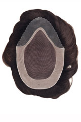 Echthaar-Tressen-Perücke, Marke: Gisela Mayer, Linie: Men Line, Perücken-Modell: Universal Large Human Hair