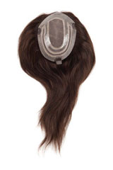 Reale dei capelli -Monofilamento-Capelli Filler, Marchio: Gisela Mayer, Linea: Hair Solution, Capelli Filler-Modello: Top Filler Delia Mono Human Hair