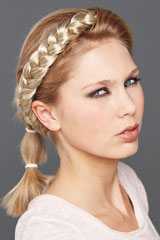 Weft-Hairpiece, Brand: Gisela Mayer, Line: hair to go, Hairpieces-Model: Braid 3 Clip