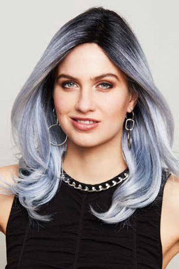 Perruque cheveux longs, Marque: Gisela Mayer, Modèle: Fashion Blue