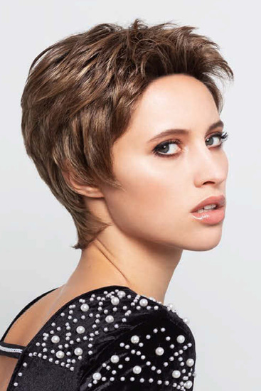 Parrucca di capelli corti, Marchio: Gisela Mayer, Modello: Lisbon Mono Lace