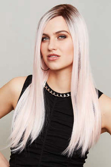 Long hair wig, Gisela Mayer, Pink Girl