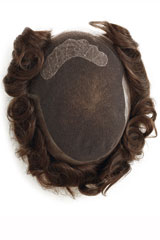 cheveaux humain-Monofilament-, Marque: Gisela Mayer, Ligne: Men Line, -Modele: Dennis Lace Human Hair