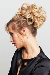 Weft-Hairpiece, Brand: Gisela Mayer, Line: hair to go, Hairpieces-Model: Clip Curly Short