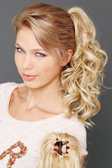 Weft-Hairpiece, Brand: Gisela Mayer, Line: hair to go, Hairpieces-Model: Mini Clip Medium